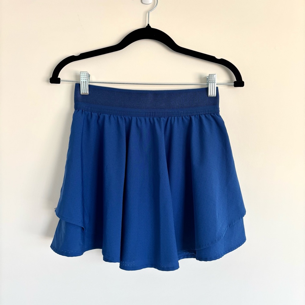 90 Degree By Reflex Blue Athletic Skirt